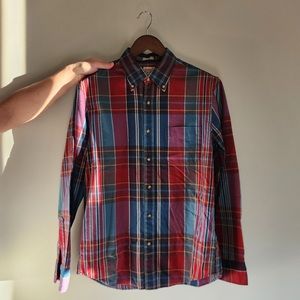 J. Crew Broken-in Organic Cotton Shirt, sz medium